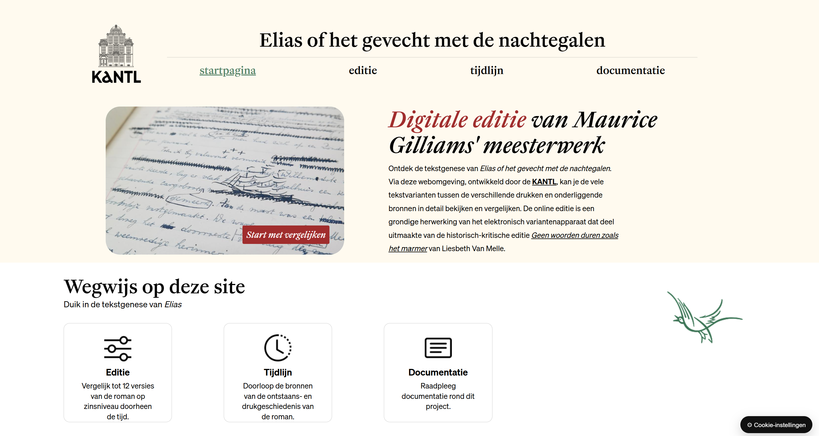 Elias of het gevecht met de nachtegalen website